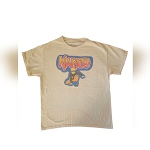 Naruto Uzumaki Short Sleeve Anime Tee Shirt with Retro Bubblegum Graphic